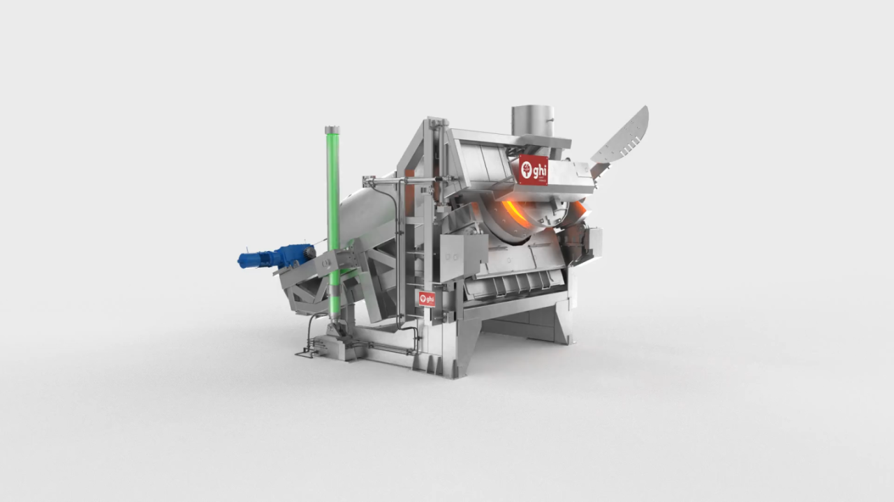 Tilting Rotary Furnace for Aluminium Processing