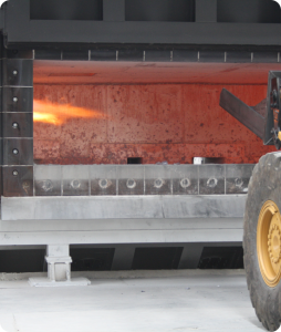 Reverberatory Holding Furnace for Aluminium