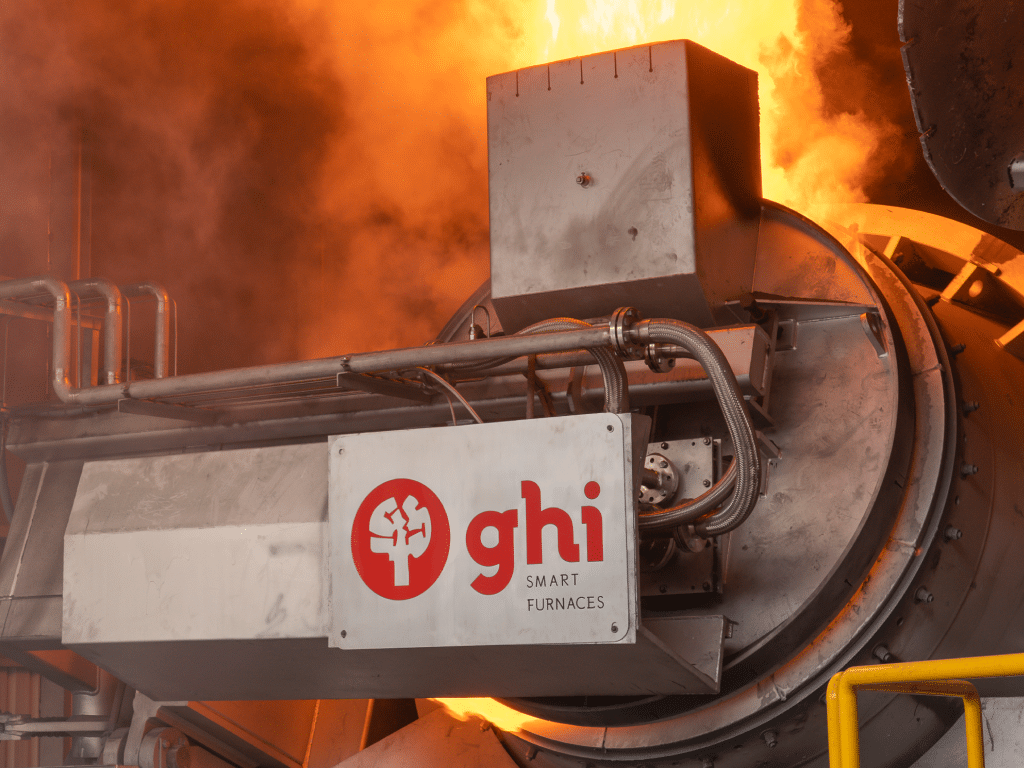 A GHI furnace at a customer plant.